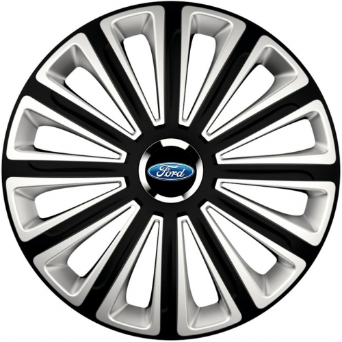 KRYTY KOLIES PRE FORD 16" TREND black/silver 4ks